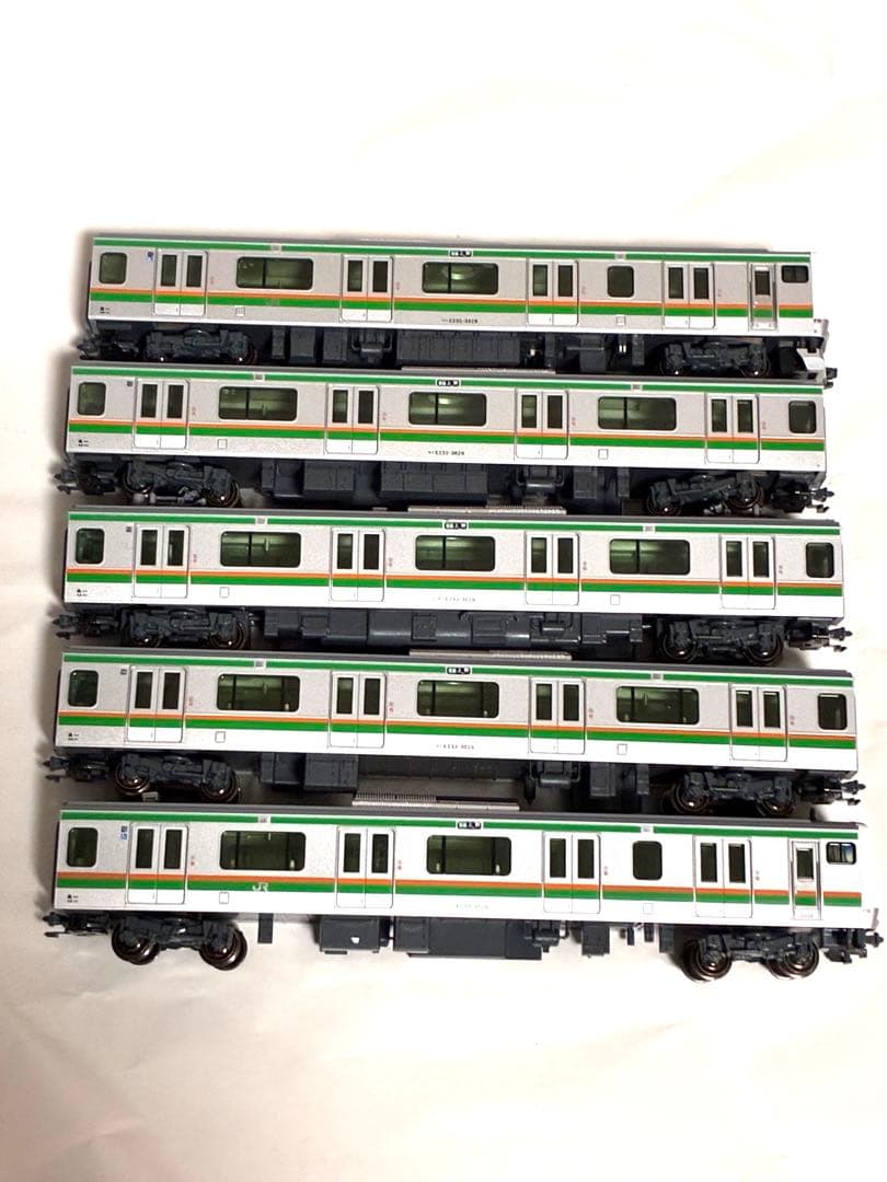 E233系3000番台東海道線　付属編成5両　kato ライト点灯動力動作確認済