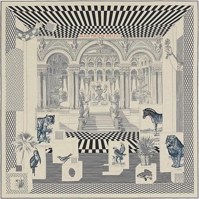 カレジェアン カレ140 GRAND THEATRE NOUVEAU スカーフ