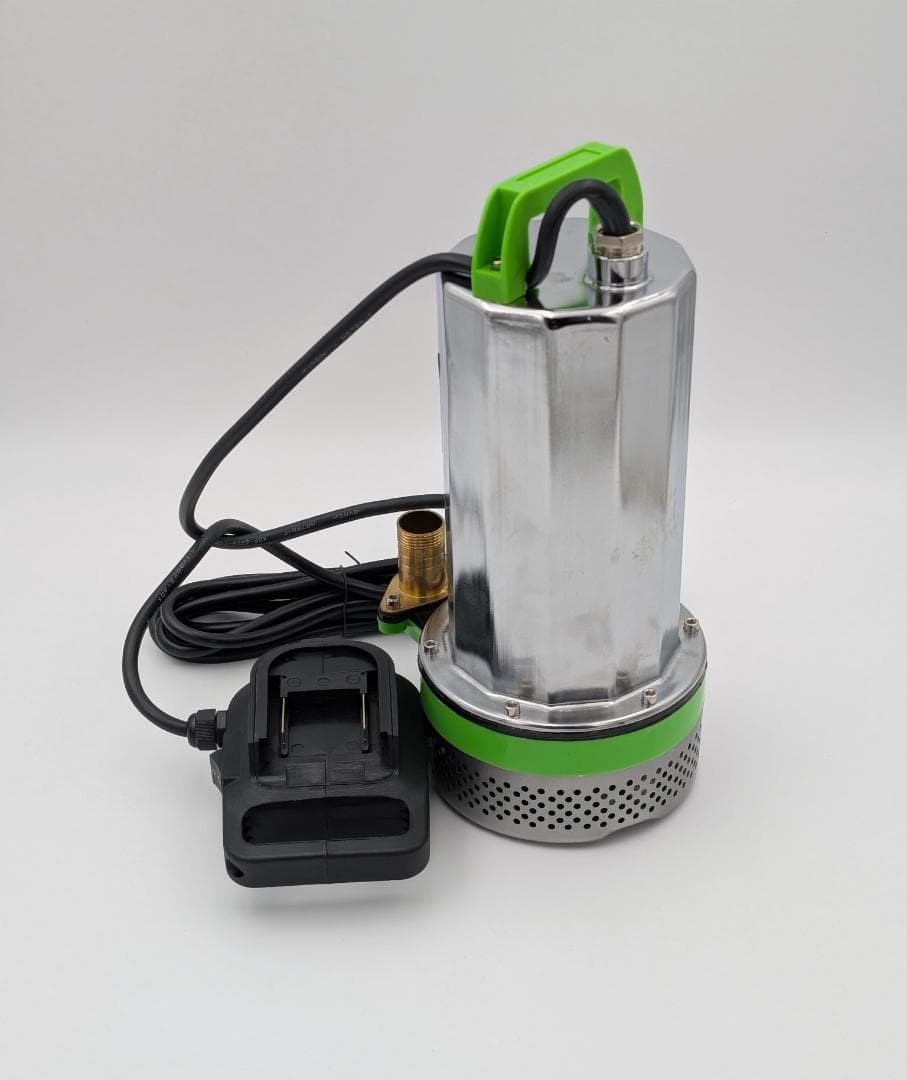 清水用 水中 ポンプ 18V（マキタ バッテリーに対応）300W 揚程:16m