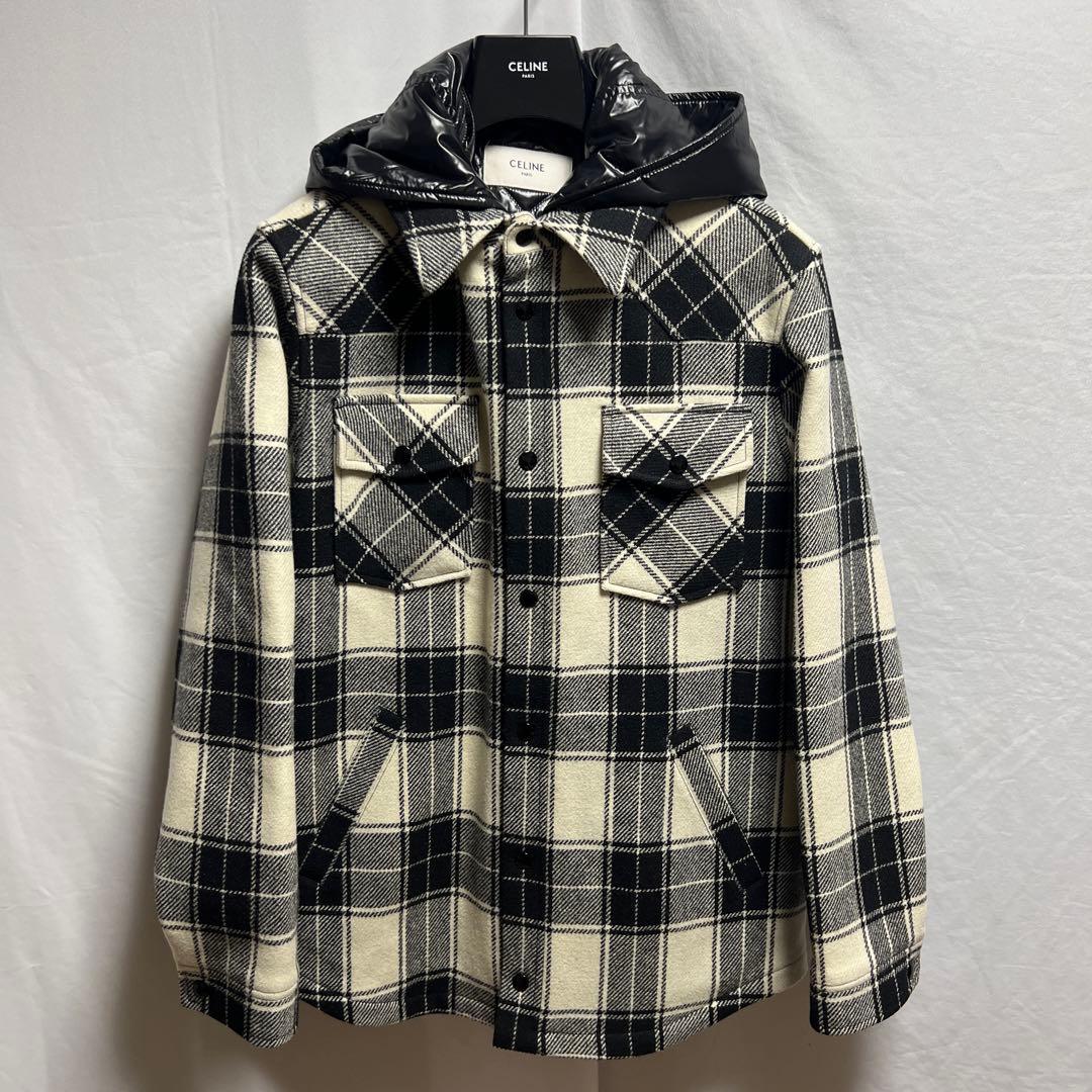CELINE フーデッドロゴブルゾン フード付ジャケット 2W4100010
