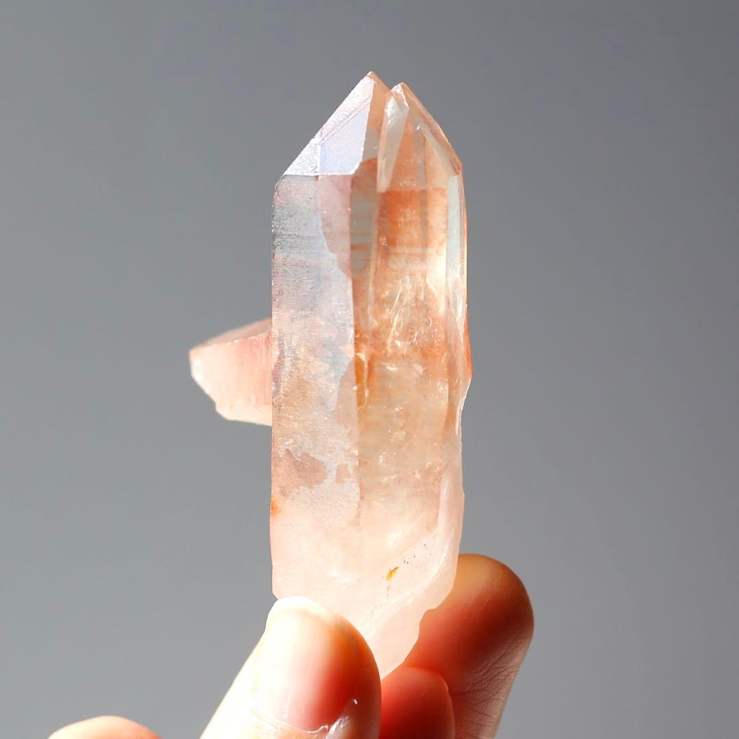 ソウルメイトツイン ディープピンクレムリアンシード 天然石 水晶 ツインレイ