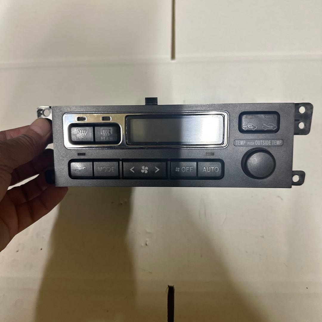動作確認済 ST215 トヨタカルディナ エアコンコントロールパネル