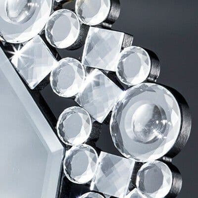 要問い合せ♥️幸せ引き寄せ♪キラキラ　八角形ミラー　鏡　ダイヤ風　クリスタル