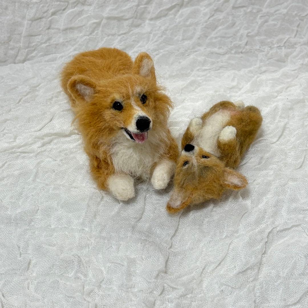 羊毛フェルト　シトリン様