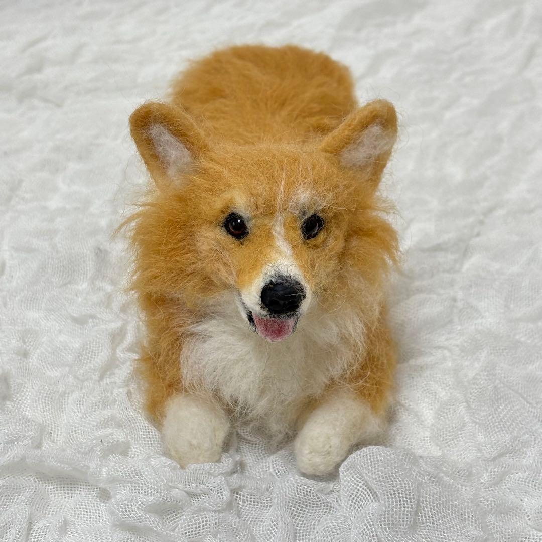 羊毛フェルト　シトリン様