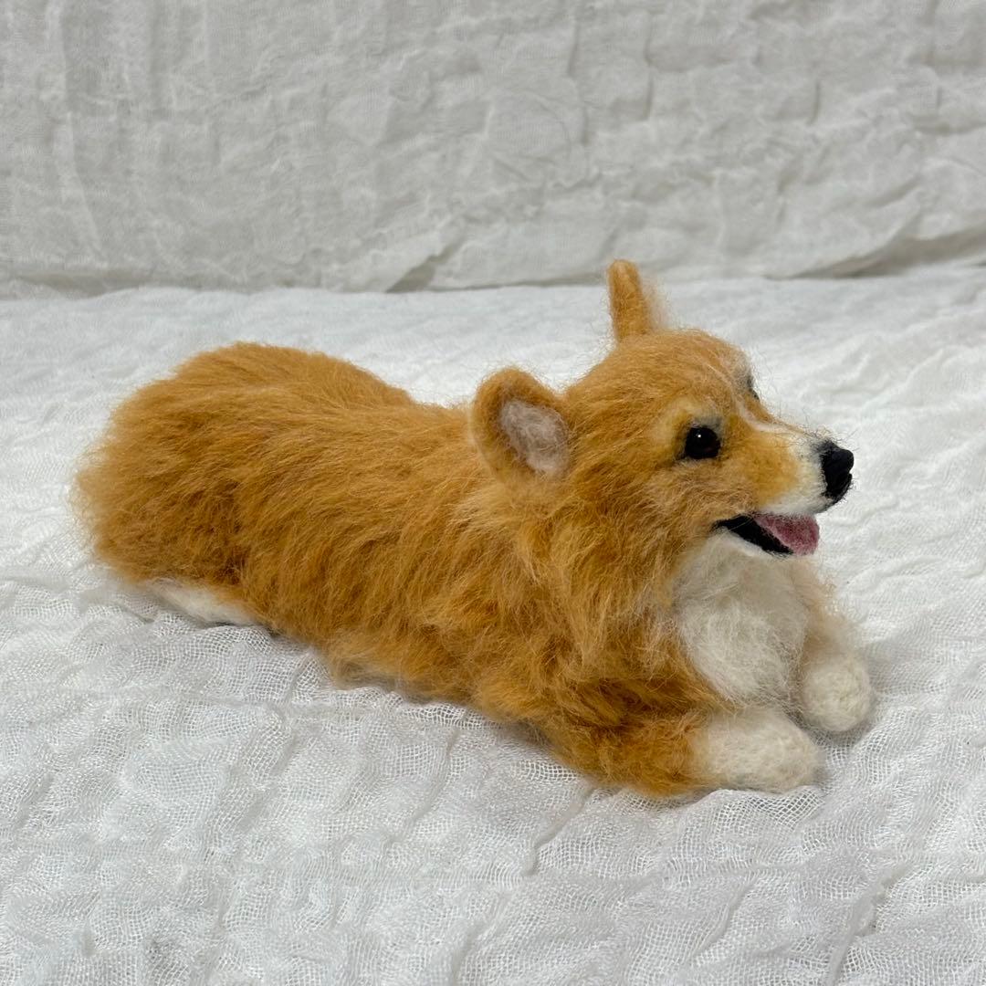 羊毛フェルト　シトリン様