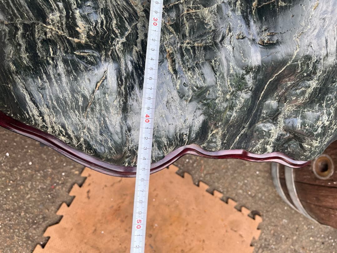 神居古潭石、神居古潭山波石、水石 水石展示会用、特大古潭山波石、初心石