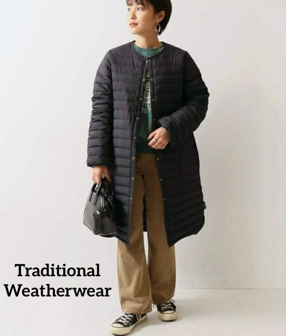 トラディショナル ウェザーウェア アークリー ロングダウン パッカブル 34