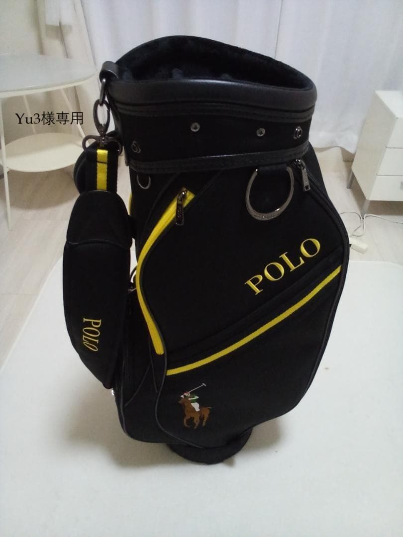 Yu3　 ラルフローレン　ゴルフバッグ 黒/黄色