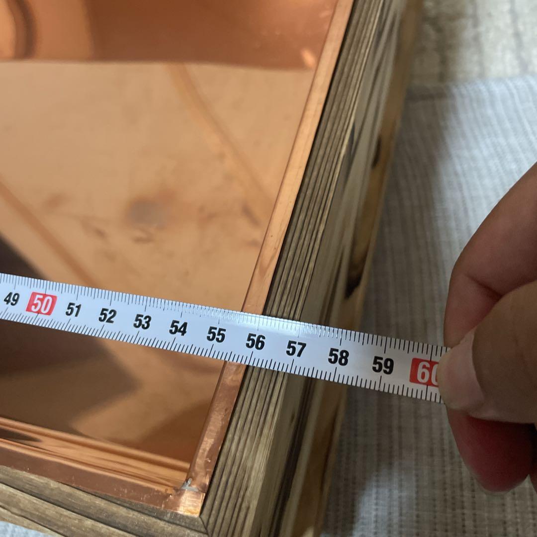 【未使用品】花器　生け花　銅板　水盤　正月