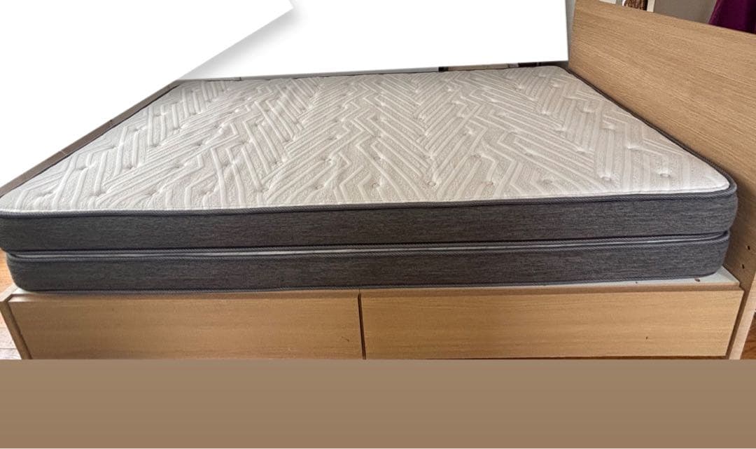 最終価格<ニトリ>セミダブルマットレス(NスリープハードH1-02CR VH)