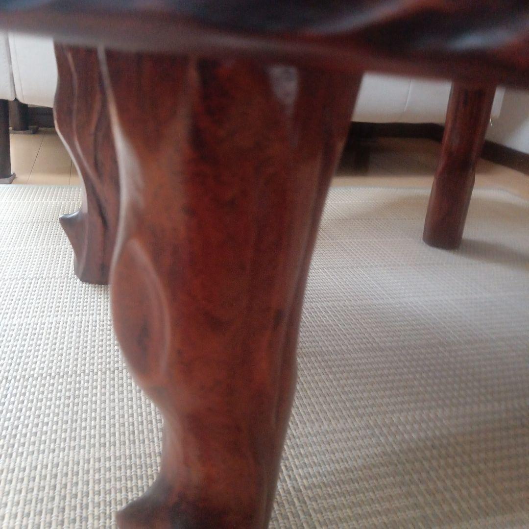 カリン一枚板テーブルす