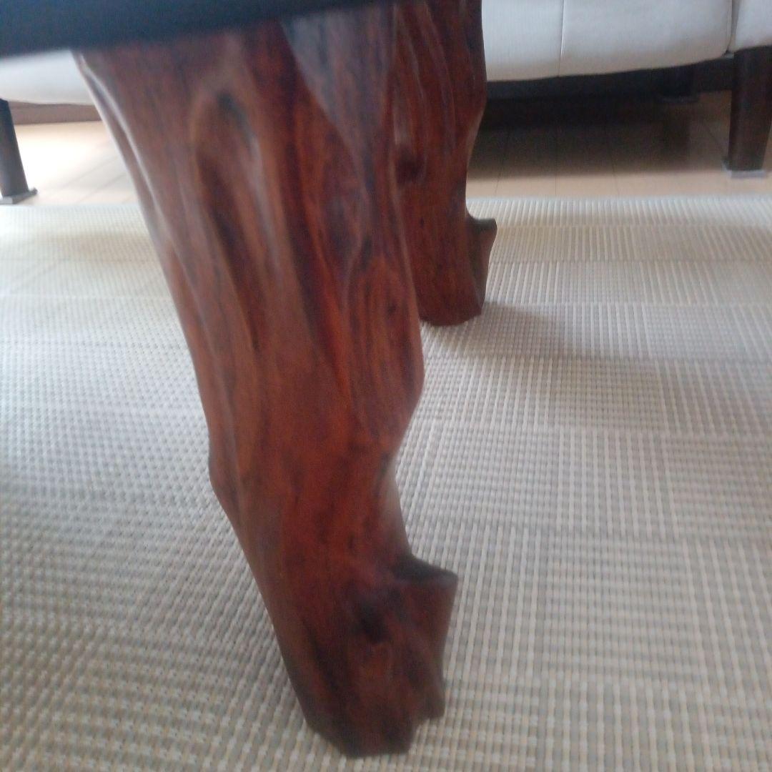 カリン一枚板テーブルす