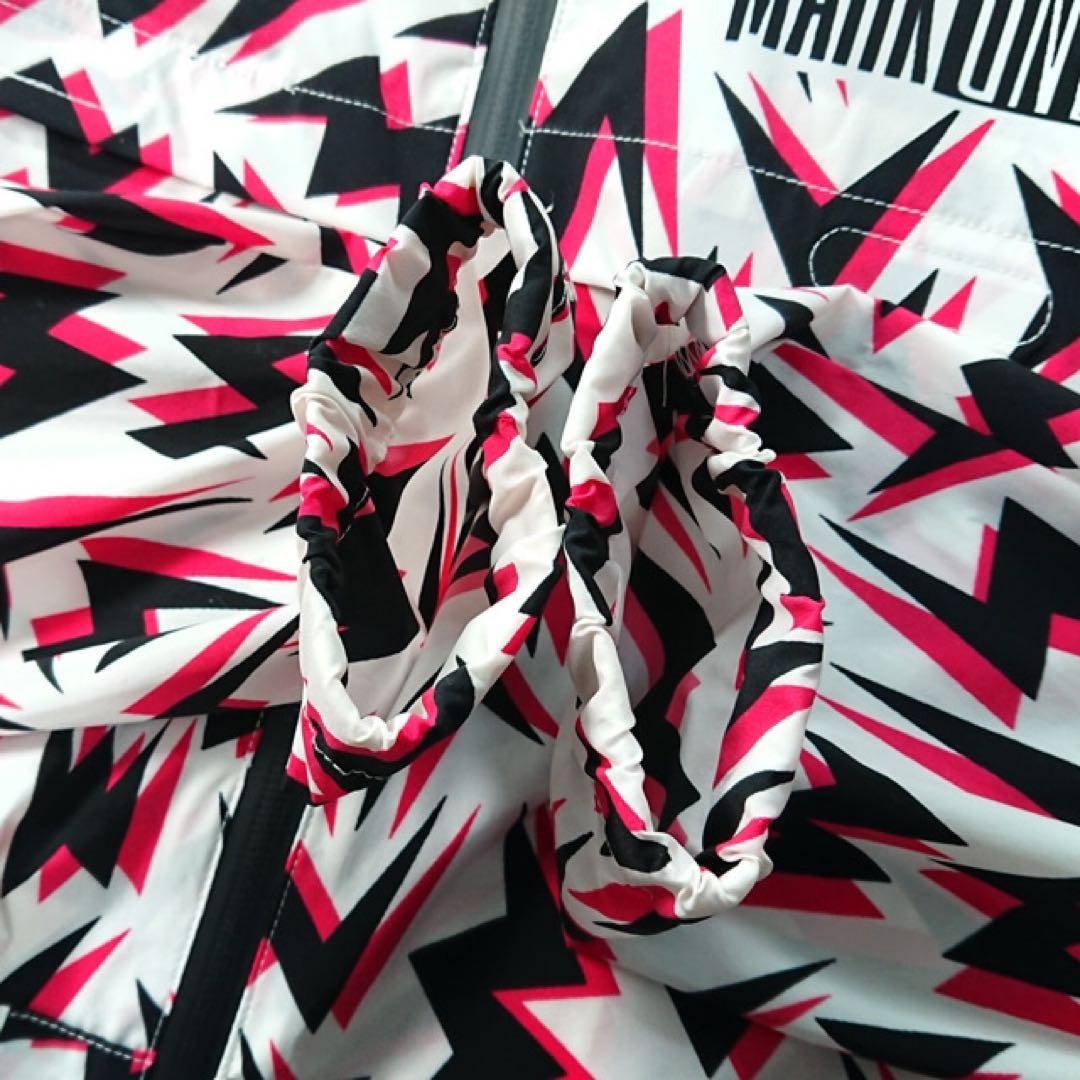 【美品】 マークアンドロナ ナイロンジャケット 総柄 パーカー ゴルフウェア