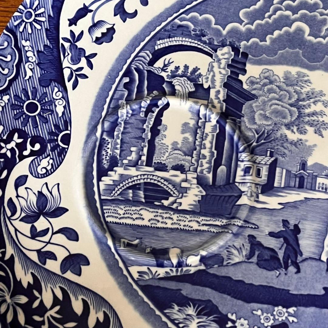 【レア美品】英国製　スポード ★ブルーイタリアン★モーニングセット