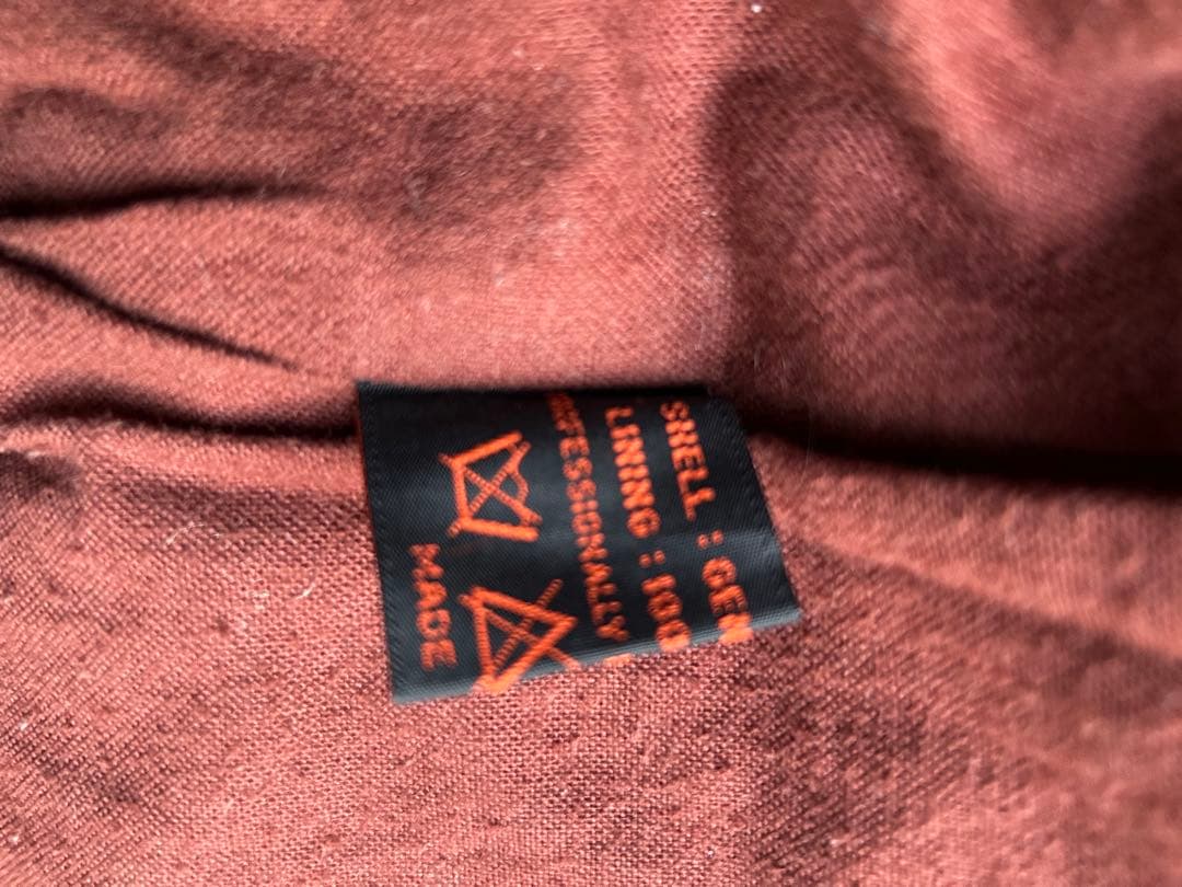 レザーライダース革ジャン赤茶色ブラウンファー付きビンテージ