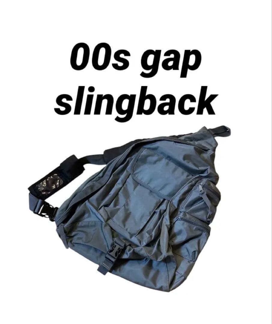 希少 00s old gap y2k スリングバッグ　ワンショルダー　ギャップ