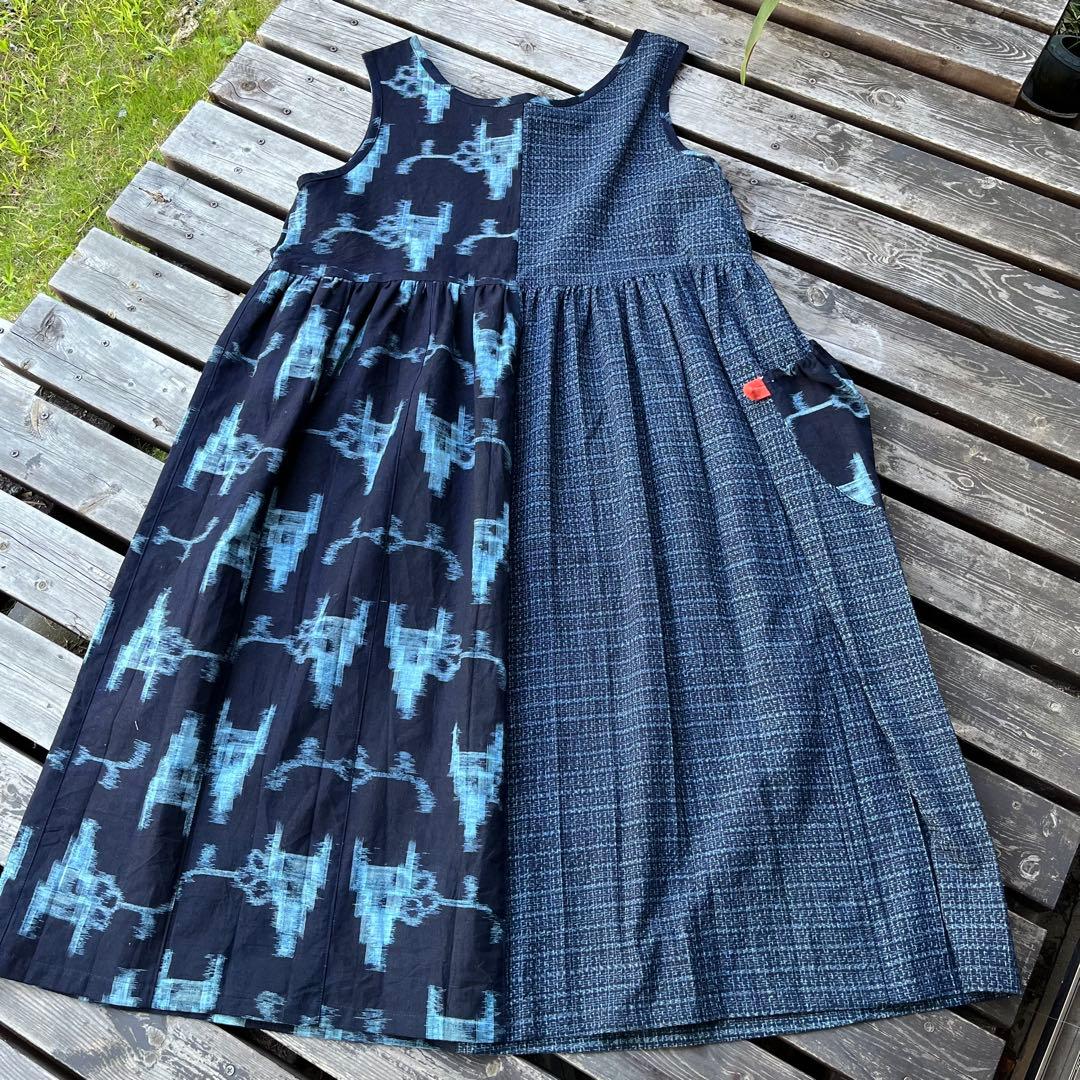 絣ジャンパースカート