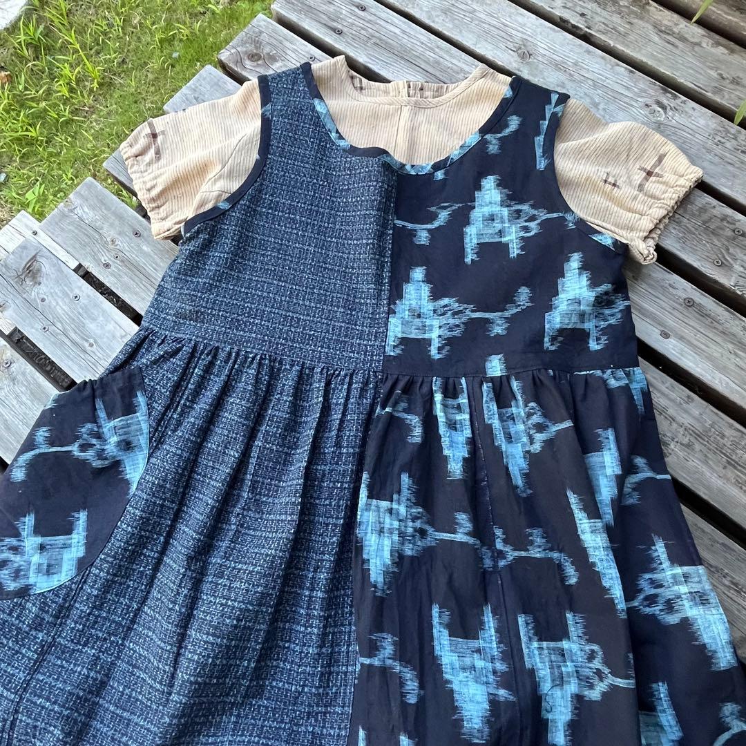 絣ジャンパースカート