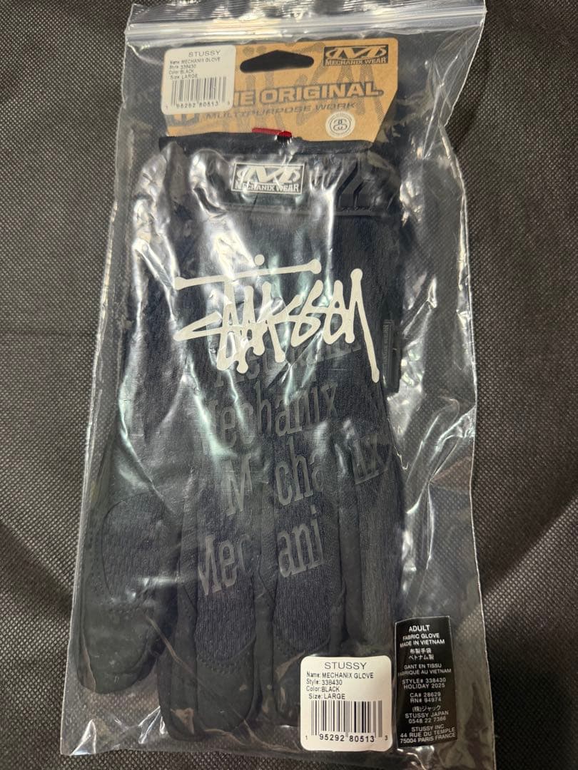 Mサイズ　Stussy Mechanix Gloves \"Black\"