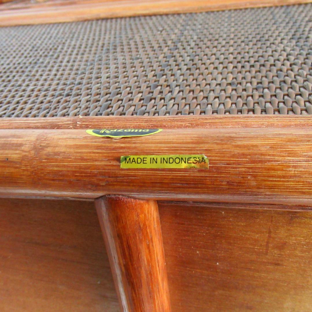 KAZAMA ラタン 籐製 ベンチチェスト チェア 幅80cm 収納力抜群！