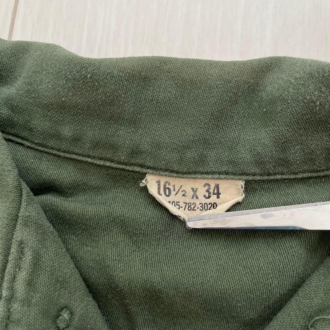 60's USARMY UTILITY SHIRT 16H古着 ヴィンテージ