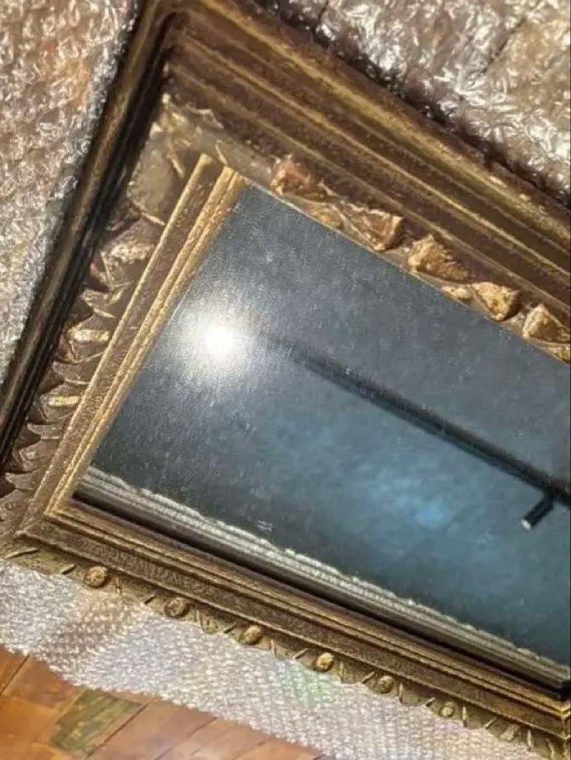 アンティー雑貨　一点もの　鏡　壁掛け