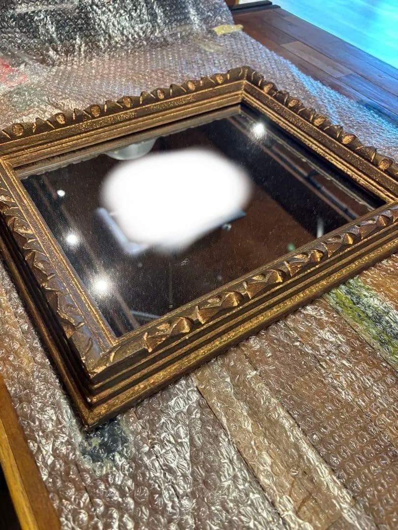 アンティー雑貨　一点もの　鏡　壁掛け