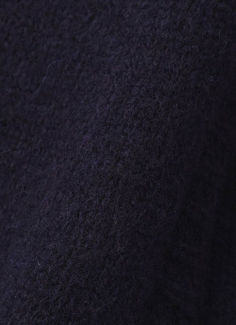 【ETRE TOKYO】レイヤードニットラップスカート（ネイビー）