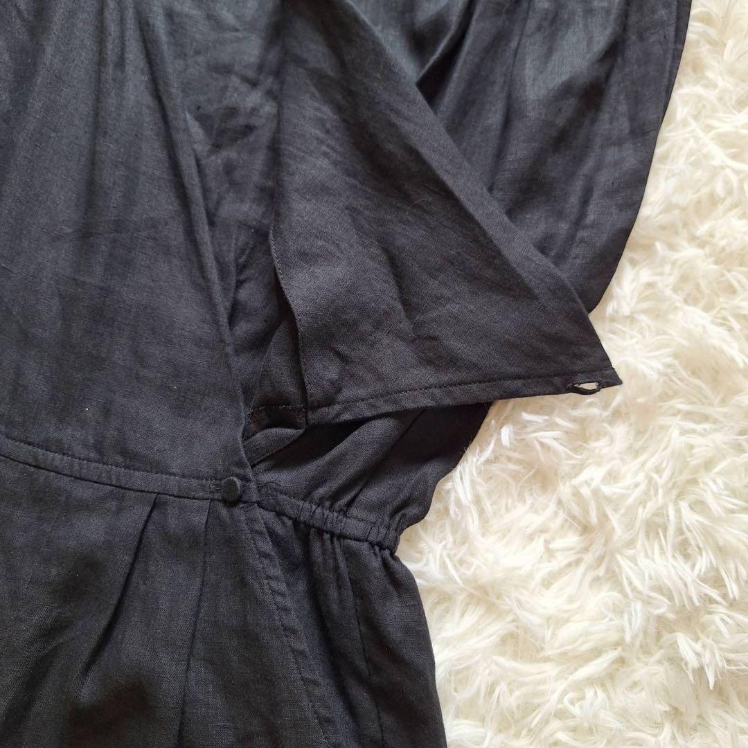 美品✨ティッカ 2024SS リネンコンビネゾン オールインワン カシュクール