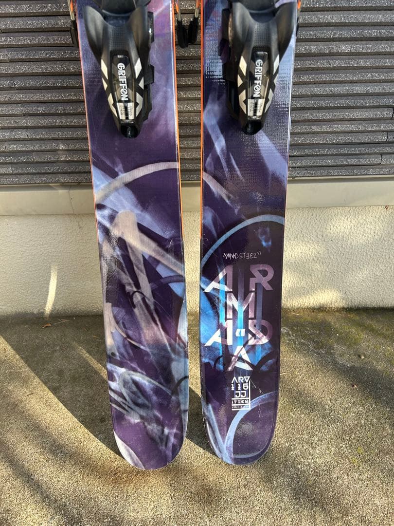 ARMADA ARV JJ 175 ２回使用のみ　マーカービンディング 付き