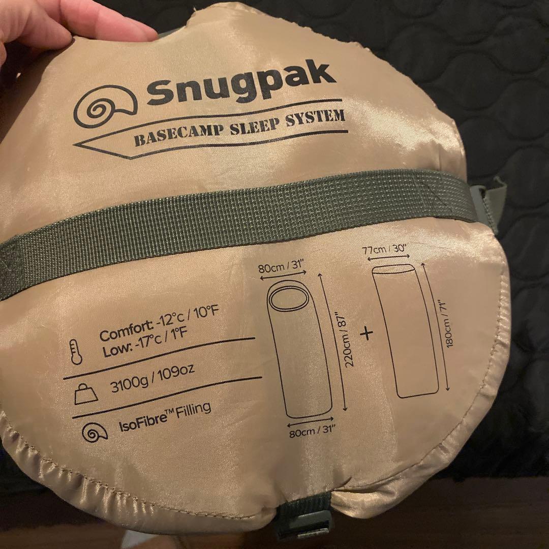 Snugpak スナグパック シュラフ ベースキャンプスリーピングシステム