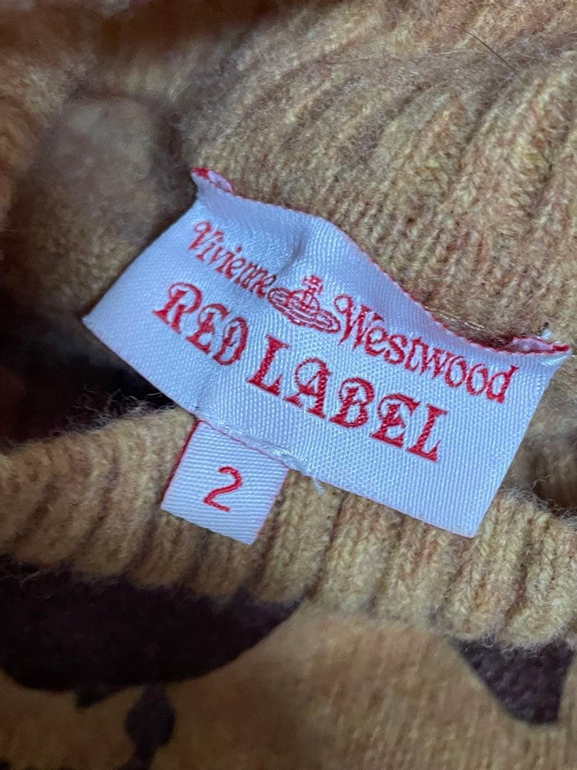 美品 ヴィヴィアンウエストウッド レッドレーベル タートルネック　長袖ニット