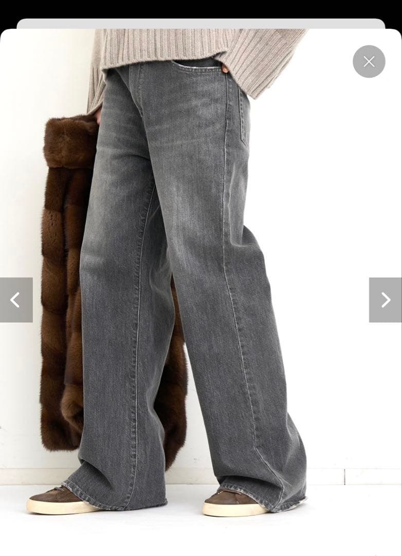 L'Appartement/ジョンブル　LOOSE FLARE DENIM