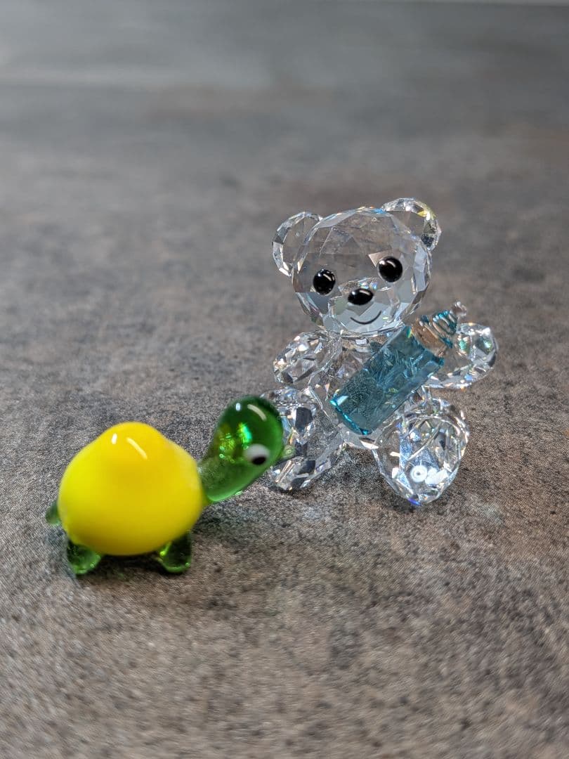 超美品 スワロフスキー　ベビークリスベアと亀さん　セット
