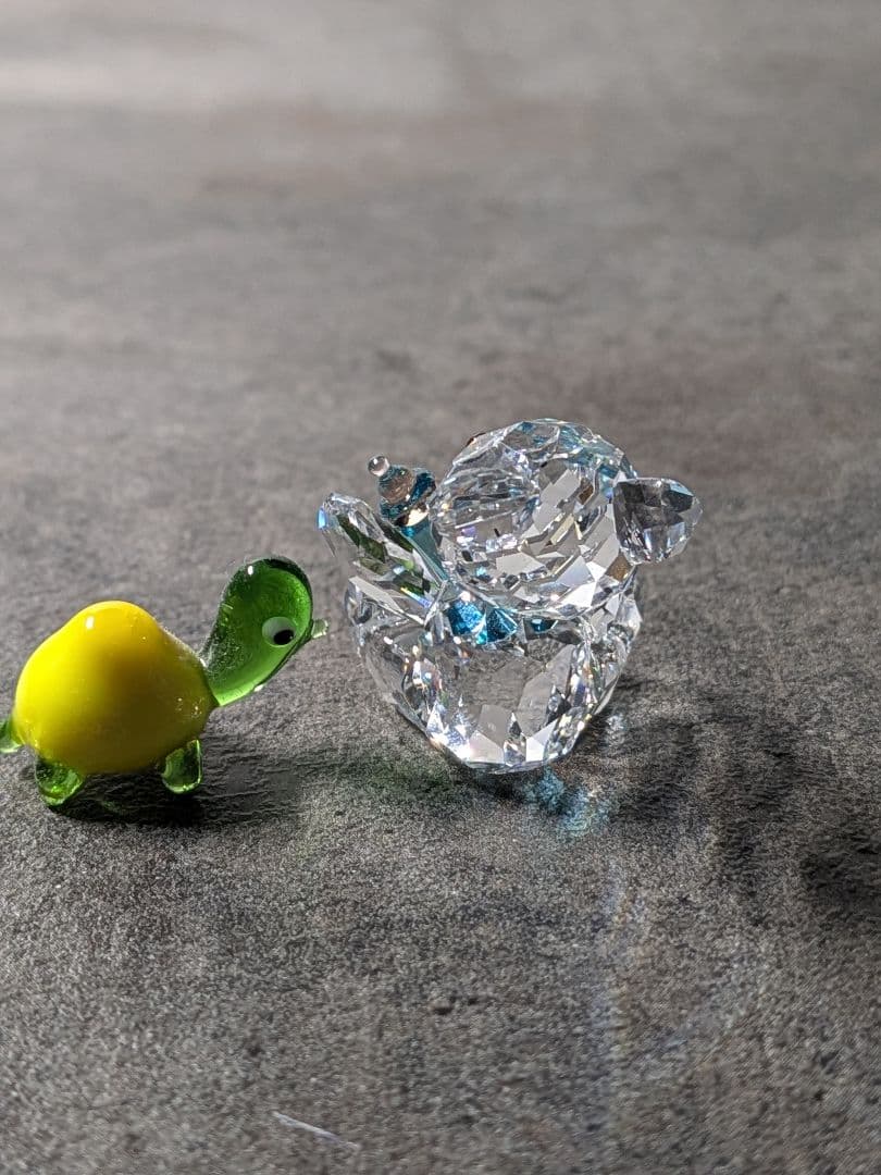 超美品 スワロフスキー　ベビークリスベアと亀さん　セット