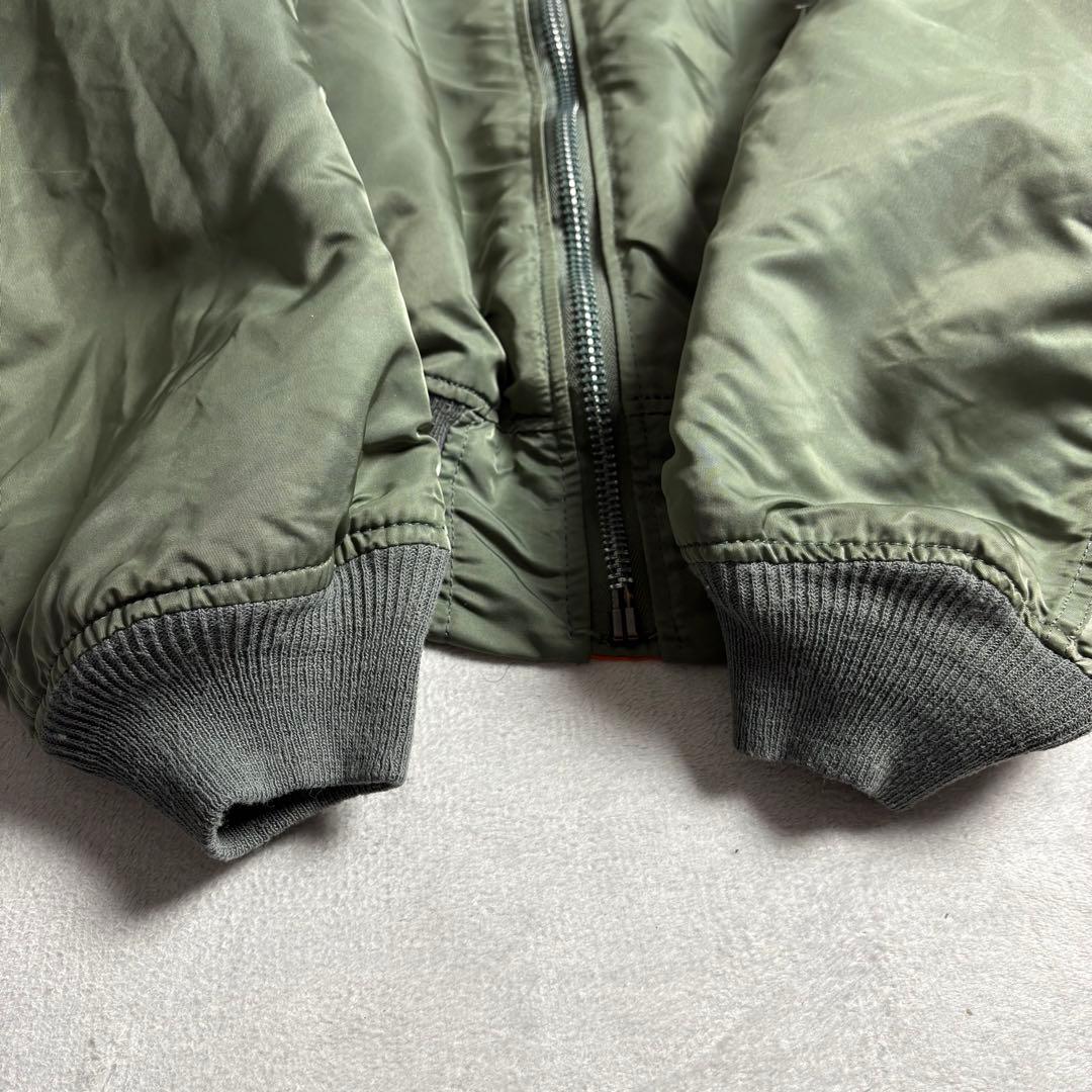 ALPHA 90s USA製 ma-1 ボンバージャケット　リバーシブル