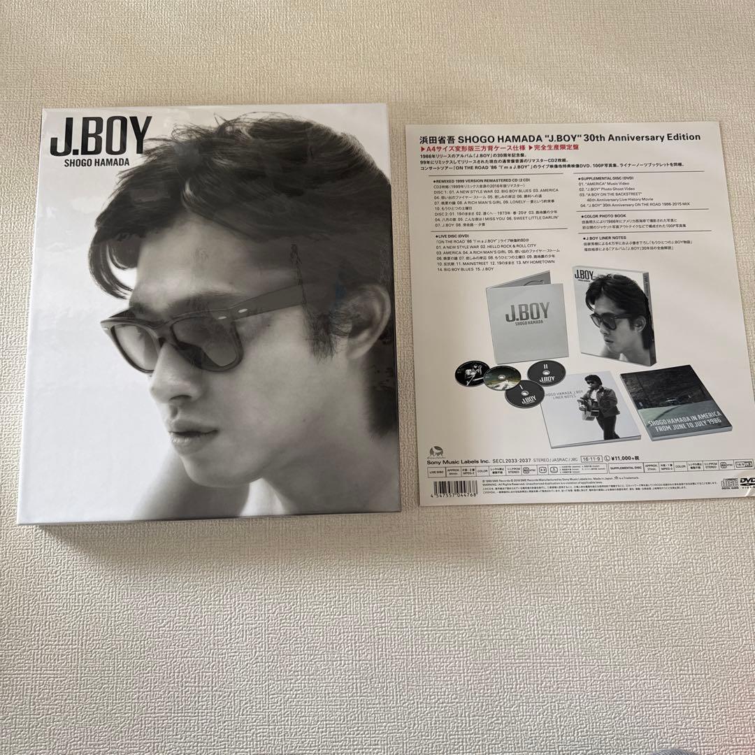 浜田省吾J.BOY 30th Anniversary Edition限定未開封