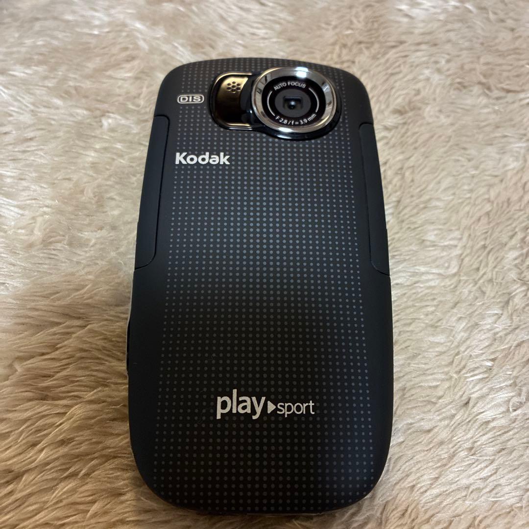 未使用　Kodak PlaySport 防水ビデオカメラ ブラック　　GM139