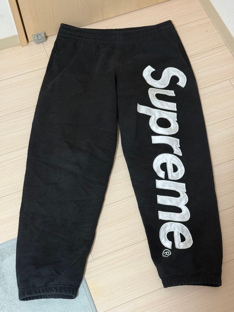 パンツ Supreme Satin Applique Sweatpant