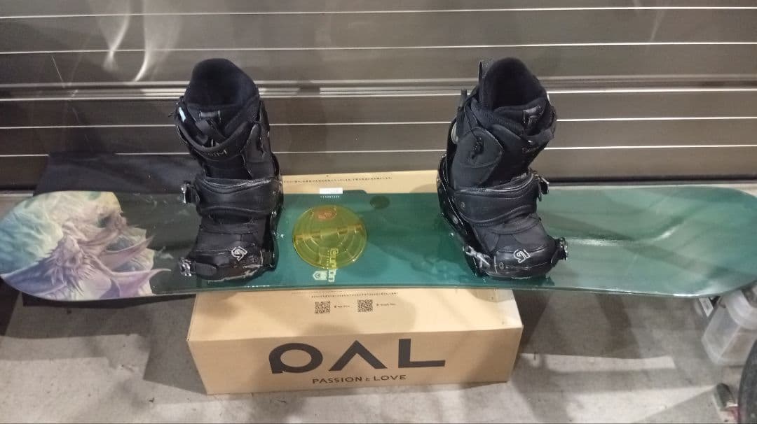 Burtonスノーボード140ブーツ23ビンディング付き