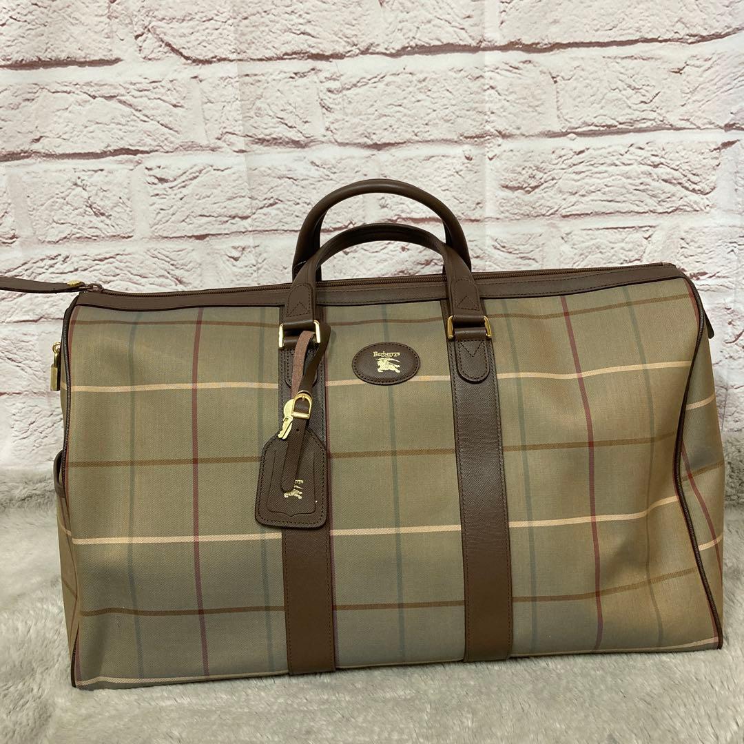 Burberry バーバリー ボストンバッグ　大容量