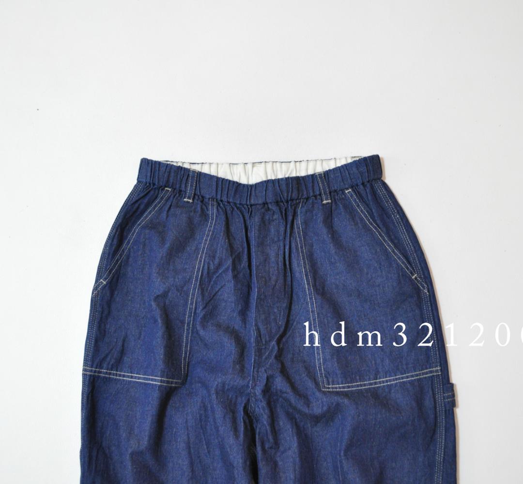 美品 2025ss かぐれ コットンリネンデニムペインターパンツ
