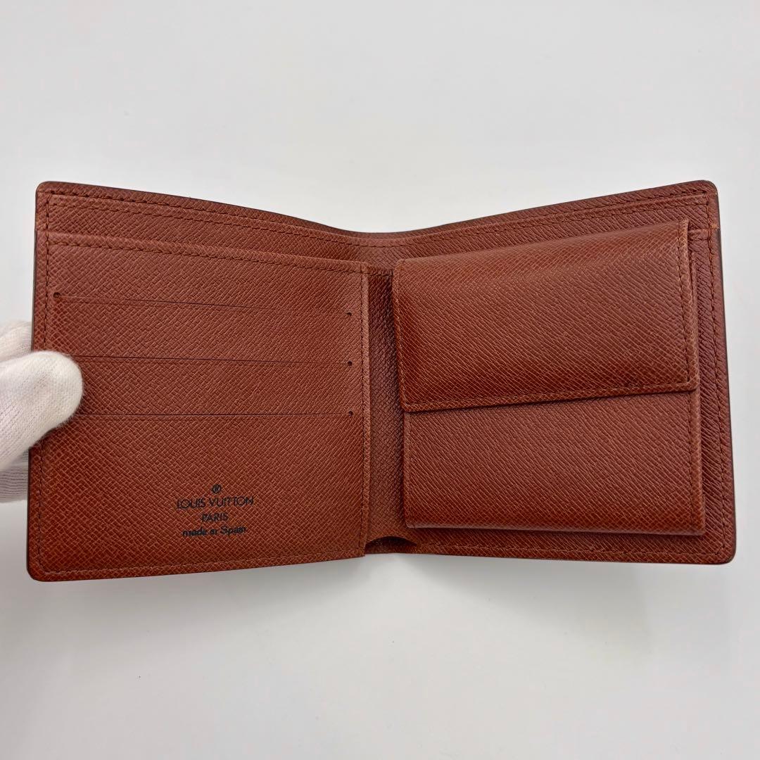 ルイヴィトン モノグラム マルコ 二つ折り財布 コンパクト 定番人気　正規品