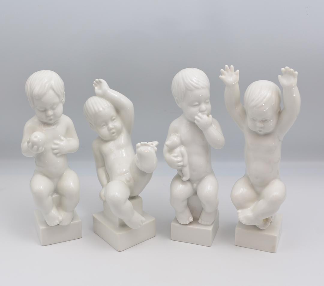 赤ちゃん・４体セット／二羽のペンギン　おまとめ　デンマーク　ご成約済み