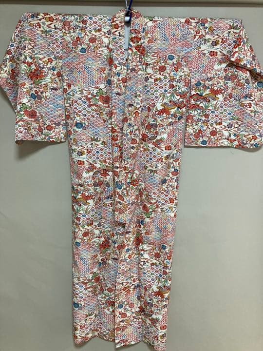 お値下げ中！【アンティーク・レア】沖縄　紅型　着物 羽織セット