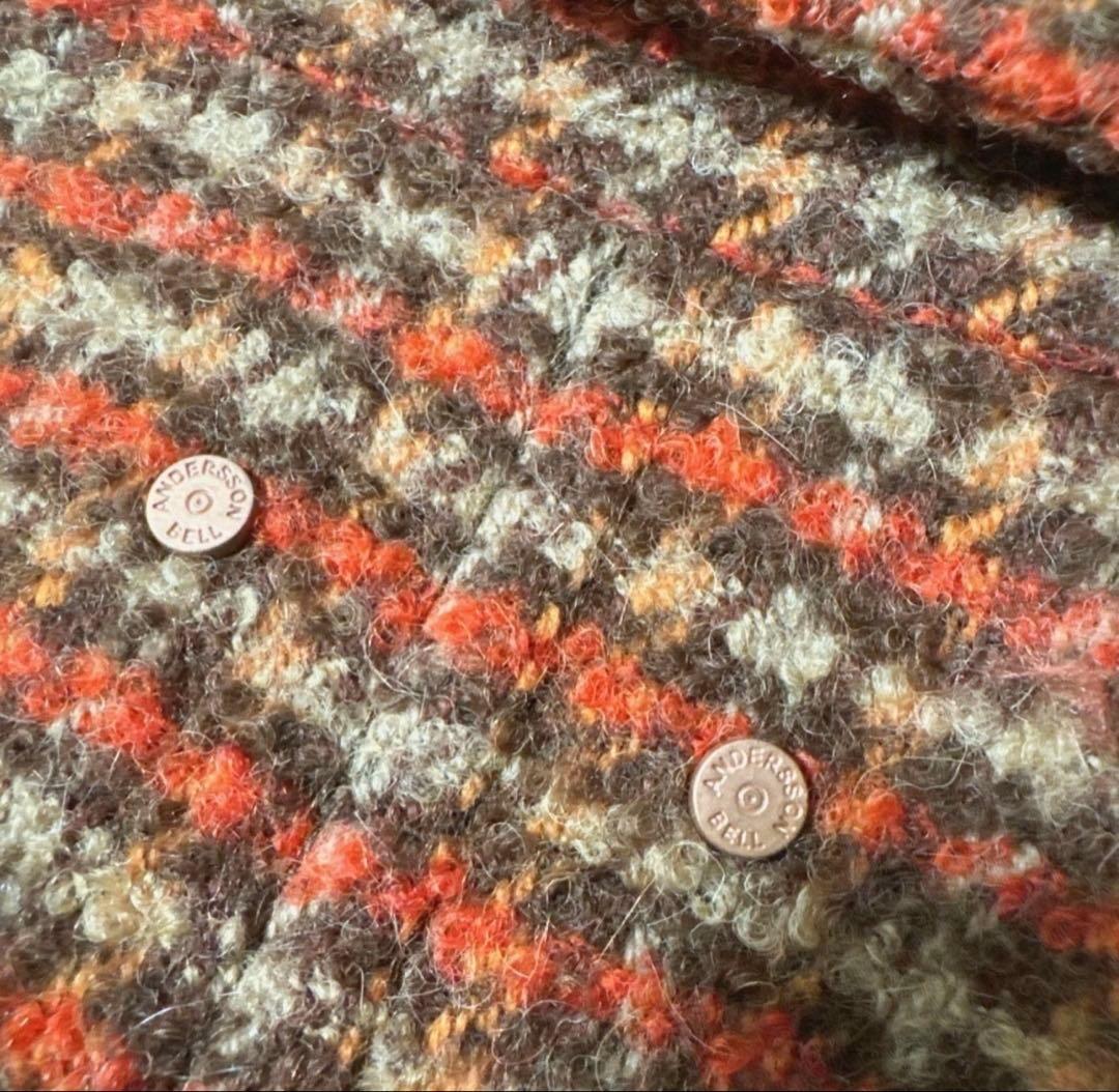 新品タグ付き✨️¥21万　アンダースンベル　ウールアルパカ　ツイードコート　韓国製