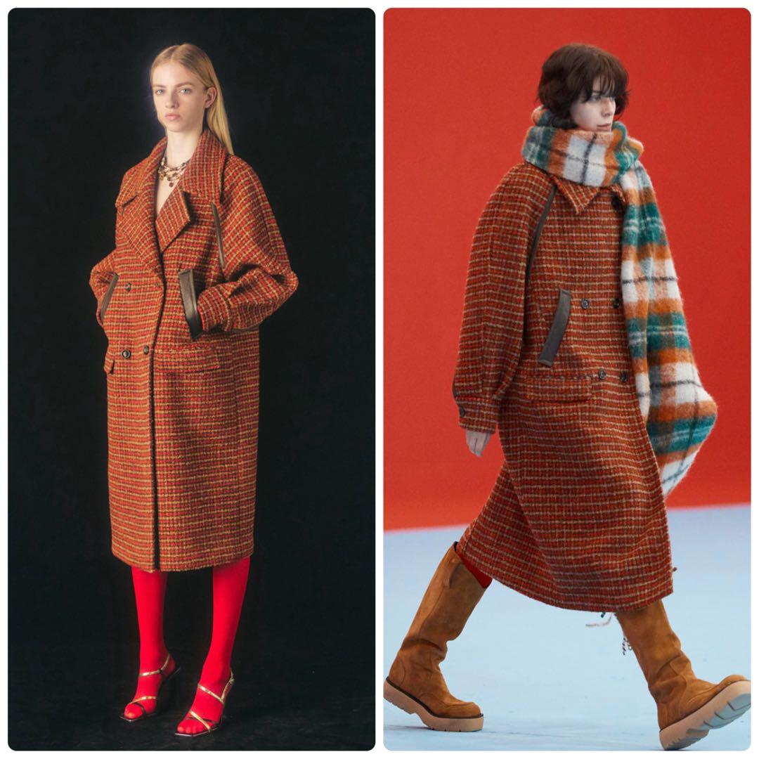 新品タグ付き✨️¥21万　アンダースンベル　ウールアルパカ　ツイードコート　韓国製