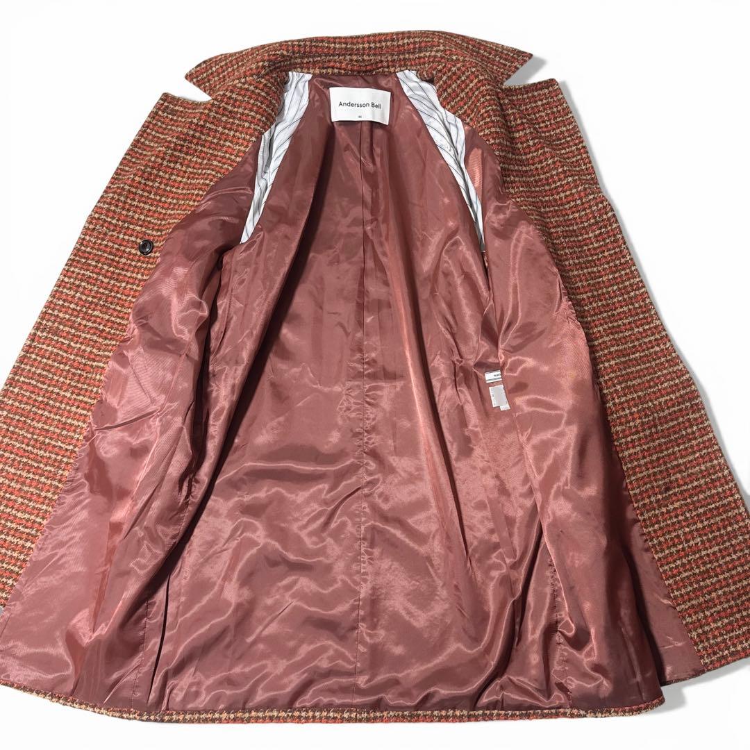 新品タグ付き✨️¥21万　アンダースンベル　ウールアルパカ　ツイードコート　韓国製