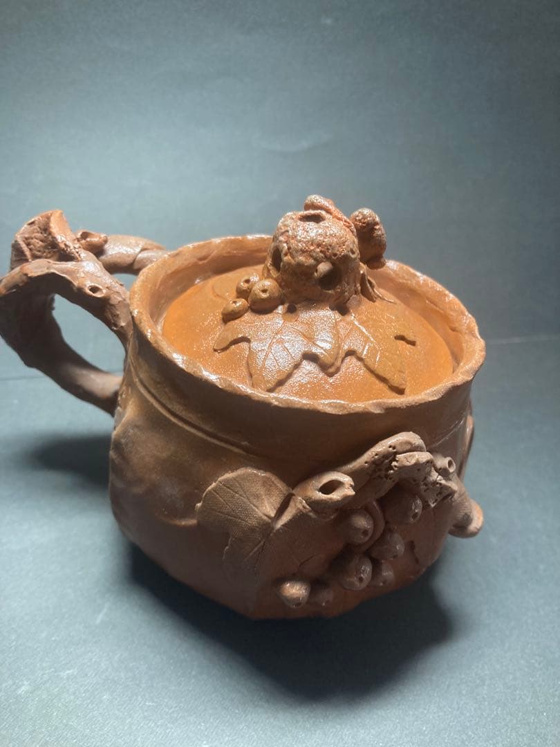 田島万古焼勝三窯葡萄急須セット